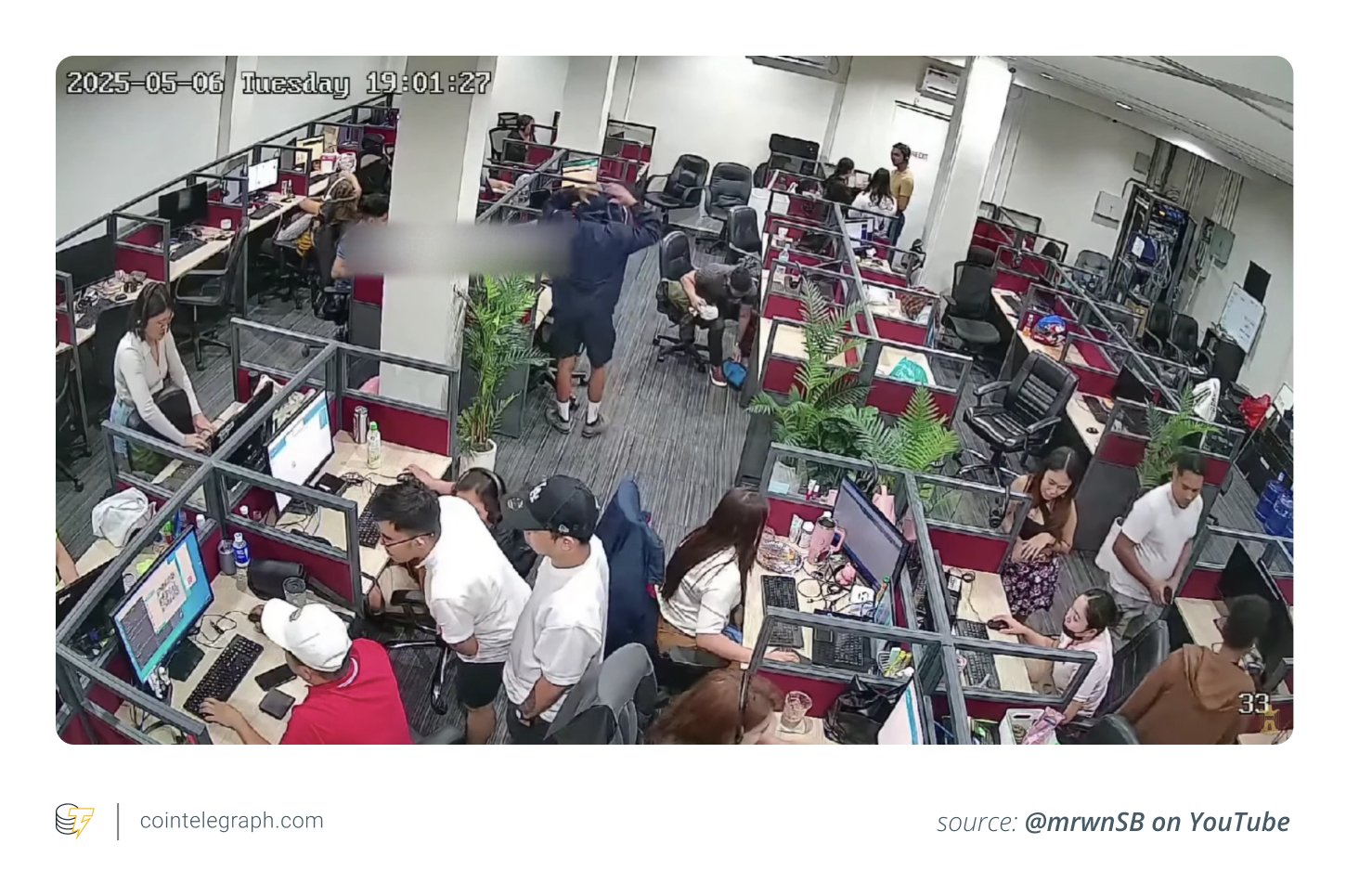 Alleged scammers in shock after receiving cctv images of themselves