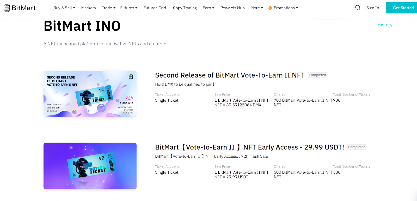 BitMart INO
