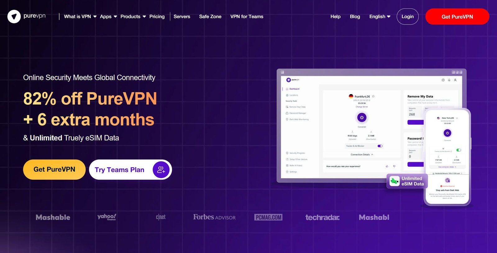 PureVPN: Best VPN with Specialized Servers